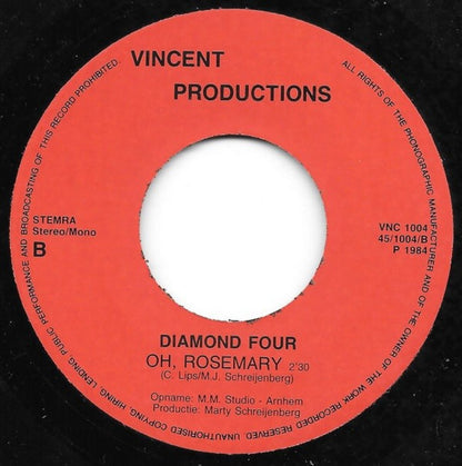 Diamond Four - Zij Is Een Brunette 31737 Vinyl Singles VINYLSINGLES.NL