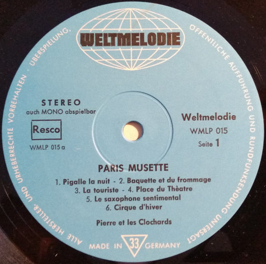 Pierre Et Les Clochards - Paris Musette (LP)
