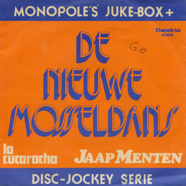 Jaap Menten - De Nieuwe Mosseldans 03109 Vinyl Singles VINYLSINGLES.NL