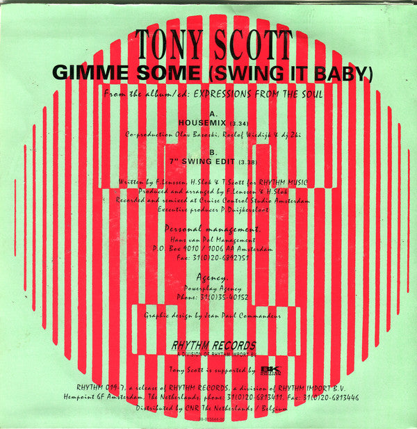 Tony Scott - Gimme Some (Swing It Baby) 20101 Vinyl Singles Goede Staat