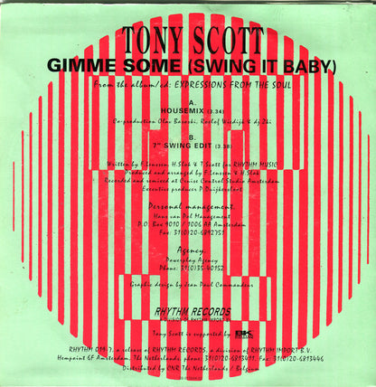 Tony Scott - Gimme Some (Swing It Baby) 20101 Vinyl Singles Goede Staat