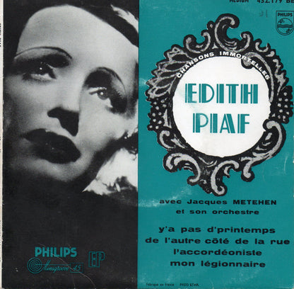 Edith Piaf Avec L'Orchestre De Jacques Météhen - Chansons Immortelles 24245 Vinyl Singles Goede Staat