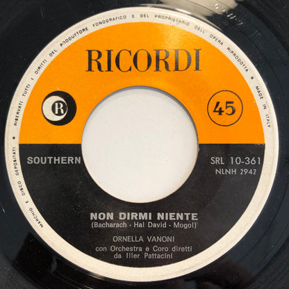 Ornella Vanoni - Non Dirmi Niente (Don't Make Me Over) 02469 Vinyl Singles VINYLSINGLES.NL
