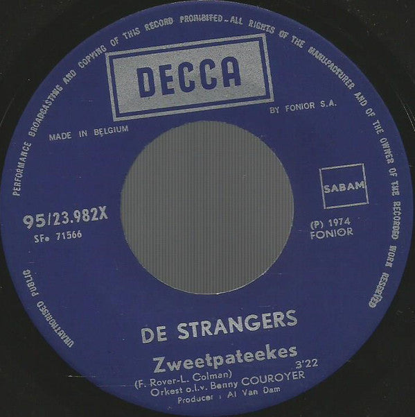 Strangers - Schele Vanderlinde 40081 Vinyl Singles Goede Staat