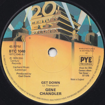 Gene Chandler - Get down 06006 Vinyl Singles Goede Staat