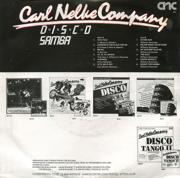 Carl Nelke Company - Disco Samba Vinyl Singles VINYLSINGLES.NL