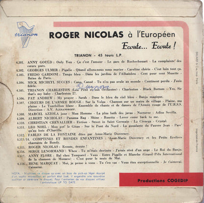 Roger Nicolas - A l'Européen 24253 Vinyl Singles Goede Staat