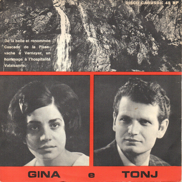 Gina E Tonj - Vieux Valais Vinyl Singles Vinyl Very Good (VG) <br> Hoes Good Plus (G+)