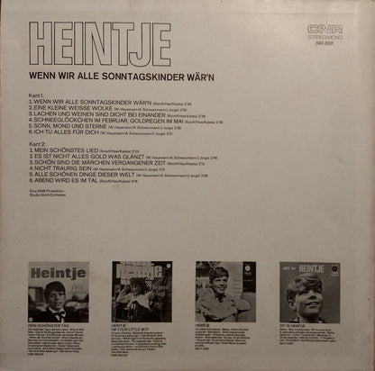 Heintje - Wenn Wir Alle Sonntagskinder War'n (LP) 46332 Vinyl LP VINYLSINGLES.NL
