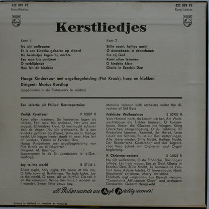 Haags Kinderkoor, Piet Kraak Dirigent Marius Borstlap - Kerstliedjes (EP) 28432 Vinyl Singles EP Goede Staat