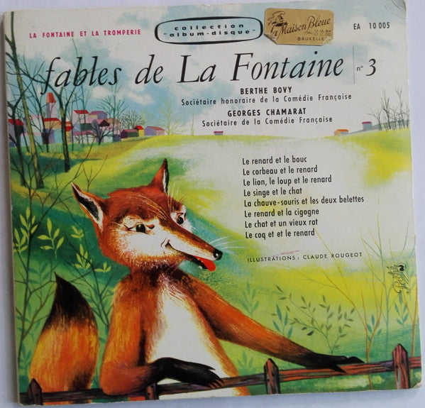 Berthe Bovy, Georges Chamarat - Falbes De La Fontaine N°3 31403 Vinyl Singles Goede Staat