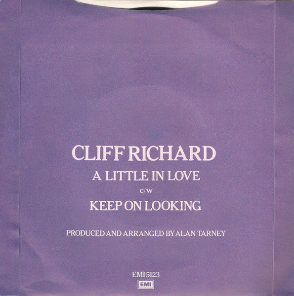 Cliff Richard - A Little In Love 16932 Vinyl Singles Goede Staat