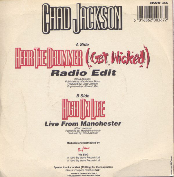 Chad Jackson - Hear  The Drummer (Get Wicked) 20596 Vinyl Singles Goede Staat