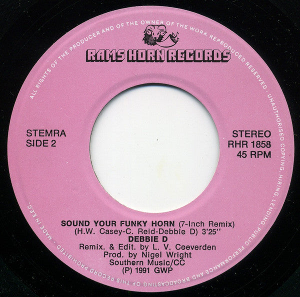 Debbie D - Sound Your Funky Horn 14453 Vinyl Singles Goede Staat