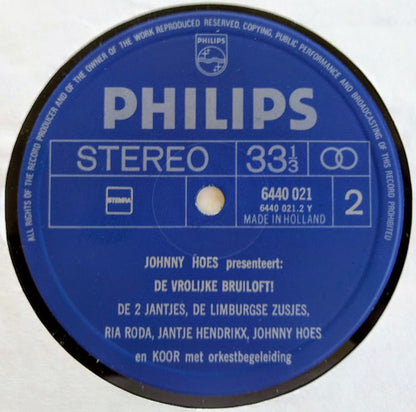 Various - Johnny Hoes Presenteert: De Vrolijke Bruiloft! (LP) 48769 49839 Vinyl LP VINYLSINGLES.NL