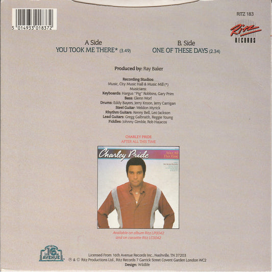 Charley Pride - You Took Me There