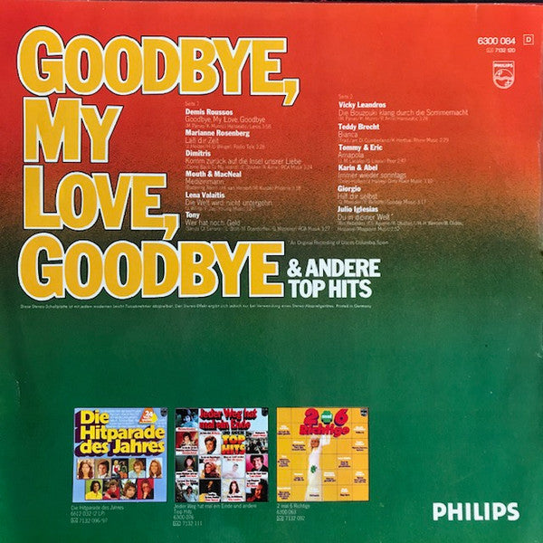 Various - Goodbye, My Love, Goodbye (LP) 42556 Vinyl LP Goede Staat