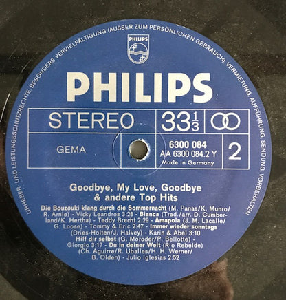 Various - Goodbye, My Love, Goodbye (LP) 42556 Vinyl LP Goede Staat