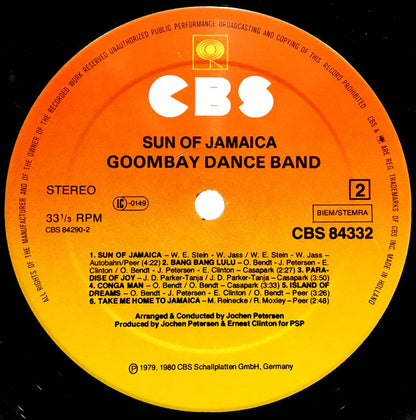 Goombay Dance Band - Sun Of Jamaica (LP) 43508 Vinyl LP Goede Staat