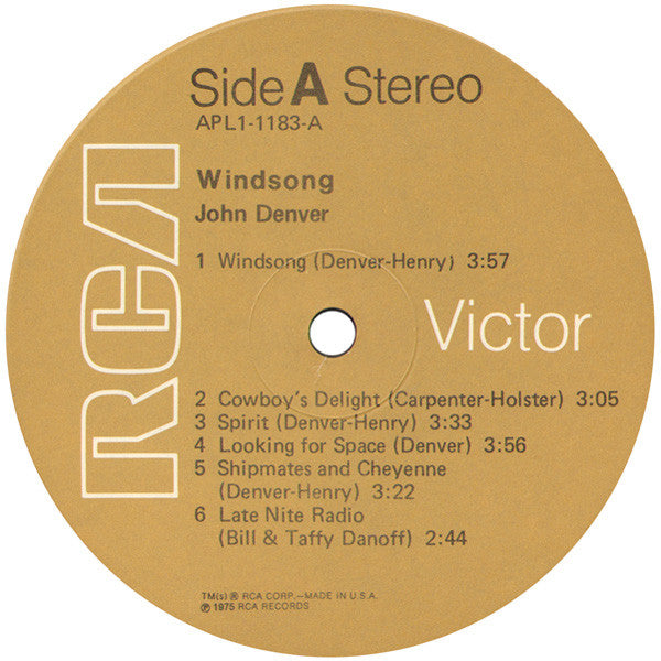 John Denver - Windsong (LP) 49352 Vinyl LP VINYLSINGLES.NL