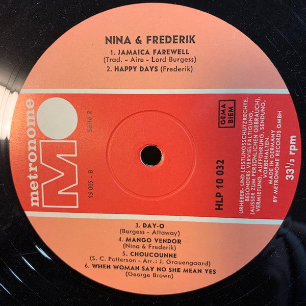 Nina & Frederik ‎- Nina & Frederik (LP) 46293 Vinyl LP VINYLSINGLES.NL