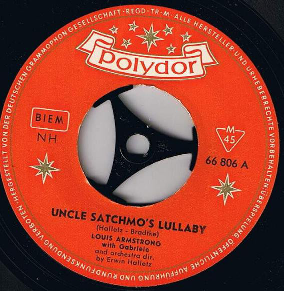 Louis Armstrong Und Gabriele - Onkel Satchmo's Lullaby 12391 Vinyl Singles Goede Staat