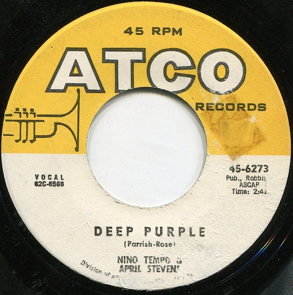 Nino Tempo & April Stevens - Deep Purple 15785 Vinyl Singles Goede Staat