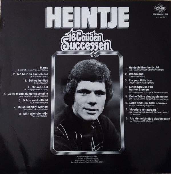 Heintje - 16 Gouden Successen (LP) 44186 Vinyl LP VINYLSINGLES.NL