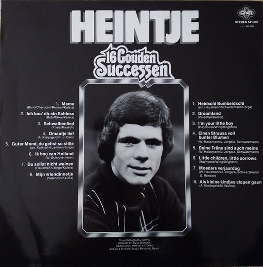 Heintje - 16 Gouden Successen (LP) Vinyl LP Vinyl Zeer Goed / Hoesje Goed "VINYLSINGLES.NL"