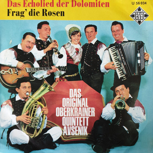 Original Oberkrainer Quintett Avsenik - Frag Die Rosen 21886 21897 Vinyl Singles VINYLSINGLES.NL