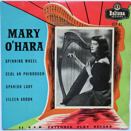 Mary O'Hara - Singing To Her Own Harp Accompaniment (EP) 22087 Vinyl Singles EP Goede Staat