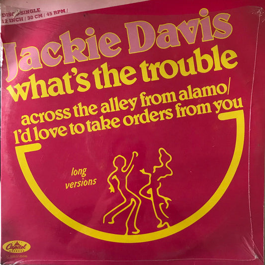Jackie Davis - What's The Trouble (Maxi-Single) Maxi-Singles VINYLSINGLES.NL