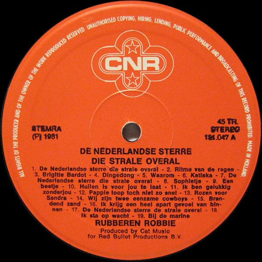 Rubberen Robbie - De Nederlandse Sterre Die Strale Overal! (Maxi-Single) 50247