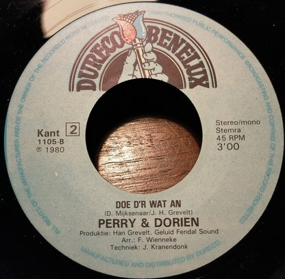 Perry & Dorien - Wees Tevreden Met 'n Beetje Minder 28222 Vinyl Singles VINYLSINGLES.NL