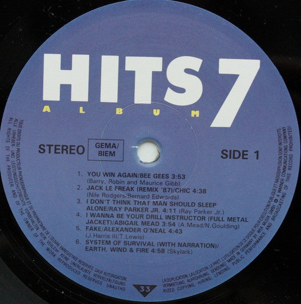 Various - Hits Album 7 (LP) 48413 Vinyl LP Dubbel VINYLSINGLES.NL