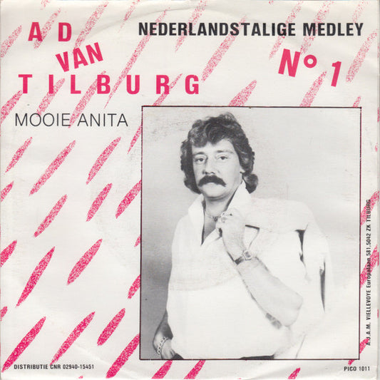 Ad Van Tilburg - Nederlandstalige Medley N° 1 31221 Vinyl Singles VINYLSINGLES.NL