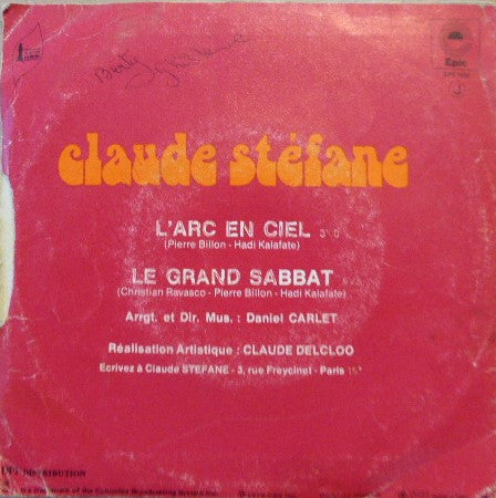 Claude Stefane - L'arc En Ciel 17966 Vinyl Singles Goede Staat