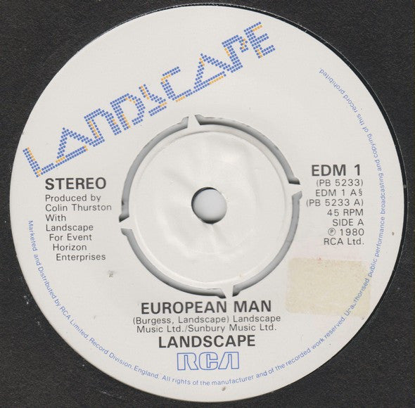 Landscape - European Man Vinyl Singles VINYLSINGLES.NL