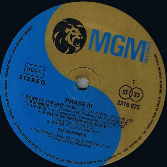 Osmonds - Phase-III (LP)