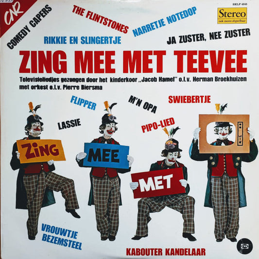 Kinderkoor Jacob Hamel - Zing Mee Met Teevee (LP) 40859 Vinyl LP VINYLSINGLES.NL