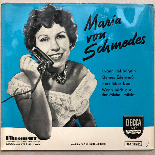 Maria Von Schmedes Und Das Golgowsky Quartett - I Kann Net Bügeln (EP) 29212 Vinyl Singles EP VINYLSINGLES.NL