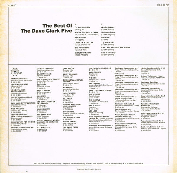 Dave Clark Five - The Best Of The Dave Clark Five (LP) 48711 Vinyl LP Goede Staat