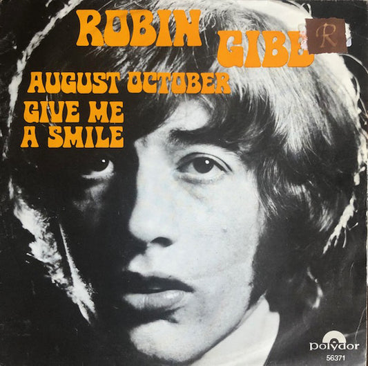Robin Gibb - August October Vinyl Singles Vinyl Very Good (VG) <br> Hoes Good Plus (G+)