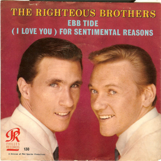 Righteous Brothers - Ebb Tide 30041 Vinyl Singles Goede Staat