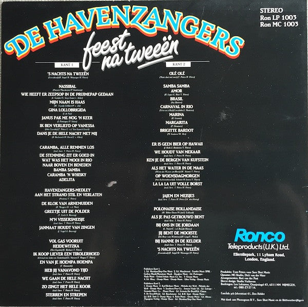 Havenzangers - Feest Na Tweeën (LP) 48913 Vinyl LP VINYLSINGLES.NL
