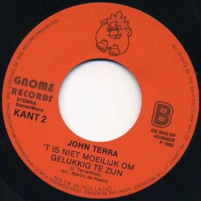 John Terra - Ik Weet Niet Waarom 24519 Vinyl Singles