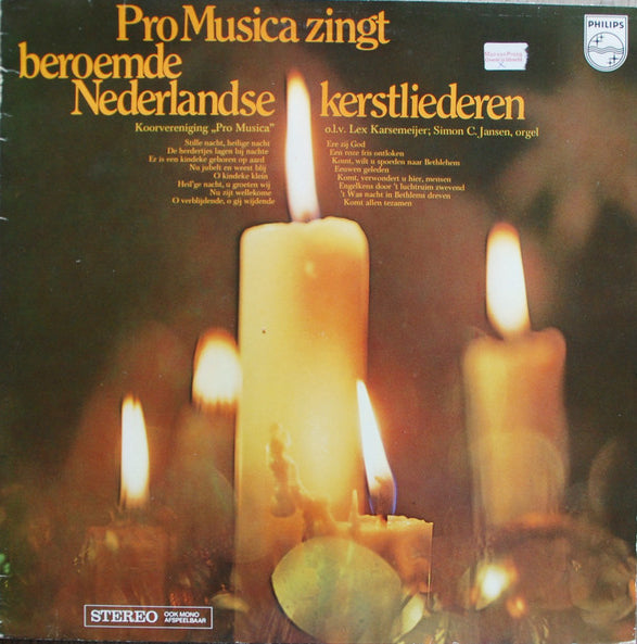 Pro Musica - Zingt Beroemde Nederlandse Kerstliederen (LP) 49115 Vinyl LP VINYLSINGLES.NL