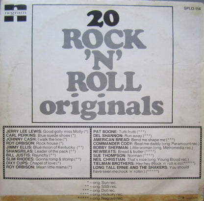 Various - 20 Rock 'N' Roll Originals (LP) 49668 Vinyl LP Goede Staat