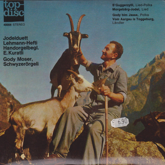 Jodelduett Lehmann-Hefti, E. Kuratli, Gody Moser - S' Guggerzytli (EP) 13614 Vinyl Singles EP VINYLSINGLES.NL