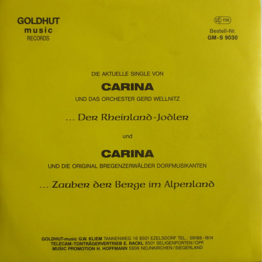 Carina - Der Rheinland Jodler 32831 Vinyl Singles VINYLSINGLES.NL